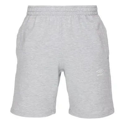 Umbro FRENCH TERRY SHORT ESSENTIALS Pánské teplákové kraťasy, šedá, velikost