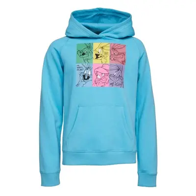 LOONEY TUNES BUGSY HOODIE Dívčí mikina, světle modrá, velikost