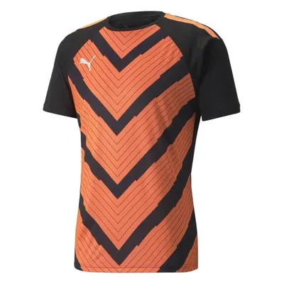 Puma TEAMLIGA GRAPHIC JERSEY TEE Pánské fotbalové triko, černá, velikost