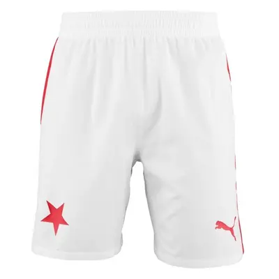 Puma SKS SHORTS CB PROMO Pánské fotbalové šortky, bílá, velikost