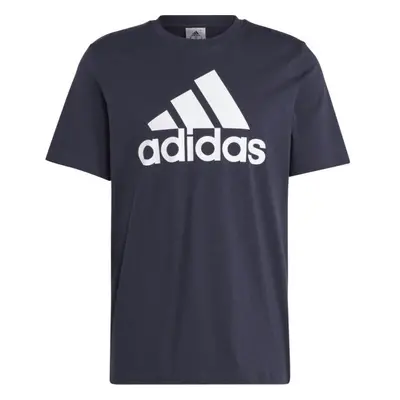 adidas BIG LOGO TEE Pánské tričko, tmavě modrá, velikost