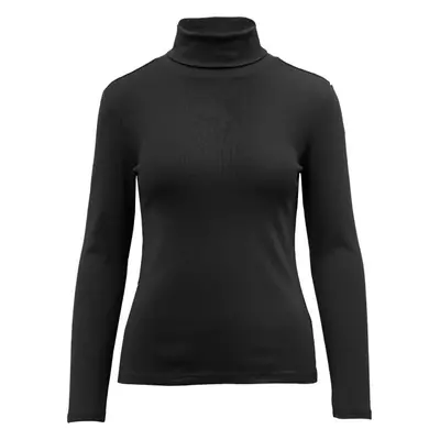 s.Oliver RL T-SHIRT LONG SLEEVE POLO NECK NOOS Tričko s dlouhým rukávem, černá, velikost