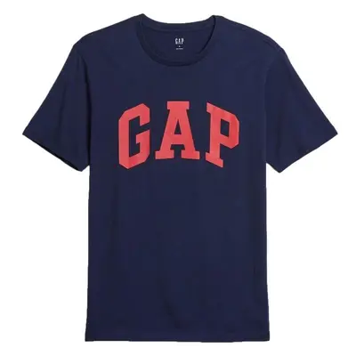 GAP BASIC LOGO Pánské tričko, tmavě modrá, velikost