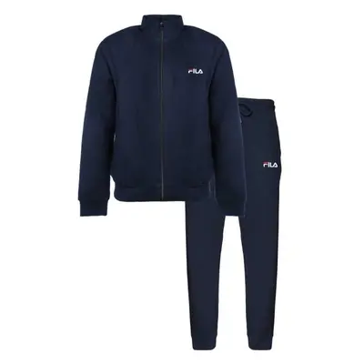 Fila BRUSHED COTTON FLEECE FZ Pánské pyžamo, tmavě modrá, velikost