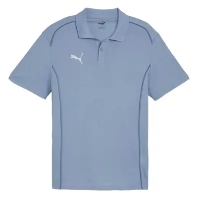 Puma TEAMFINAL CASUALS POLO Pánské polo triko, světle modrá, velikost