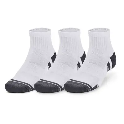 Under Armour PERFORMANCE COTTON 3PK QTR Dětské ponožky, bílá, velikost