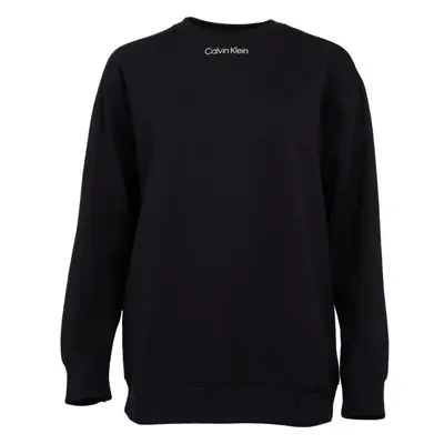 Calvin Klein ESSENTIALS PW PULLOVER Dámská mikina, černá, velikost