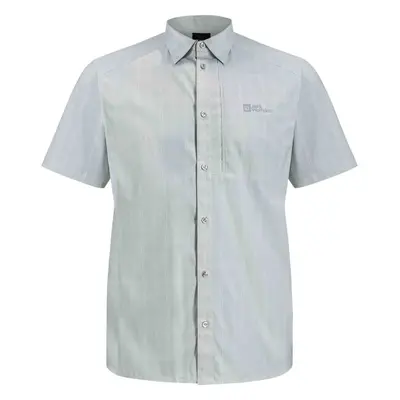 Jack Wolfskin NORBO S/S SHIRT Pánská košile, šedá, velikost