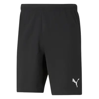 Puma TEAMRISE SHORTS Pánské kraťasy, černá, velikost