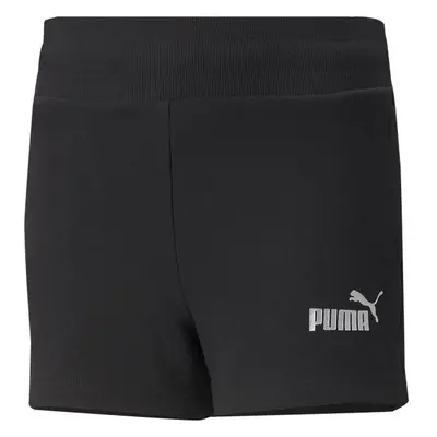 Puma ESSENTIALS+SHORTS Dívčí kraťasy, černá, velikost