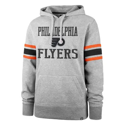 47 NHL PHILADELPHIA FLYERS DOUBLE BLOCK SLEEVE STRIPE HOOD Klubová mikina, šedá, velikost