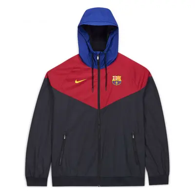 Nike FC BARCELONA SPORTSWEAR WINDRUNNER Pánská bunda, černá, velikost