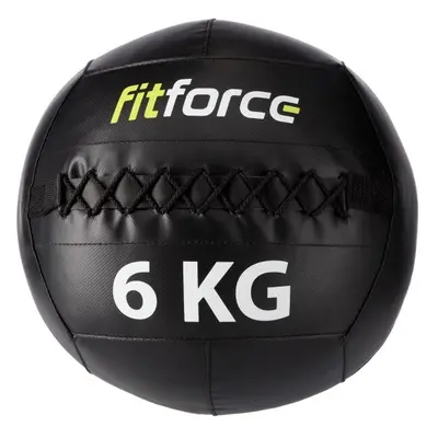 Fitforce WALL BALL KG Medicinbal, černá, velikost