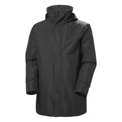 Helly Hansen DUBLINER INSULATED LONG Pánská voděodolná bunda, černá, velikost