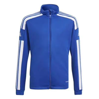 adidas SQUADRA JACKET Chlapecká fotbalová mikina, modrá, velikost