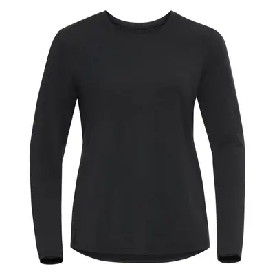 Odlo T-SHIRT CREW NECK L/S HALDEN Dámské triko s dlouhým rukávem, černá, velikost