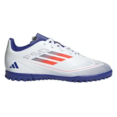 adidas F50 CLUB TF JR Dětské turfy, bílá, velikost