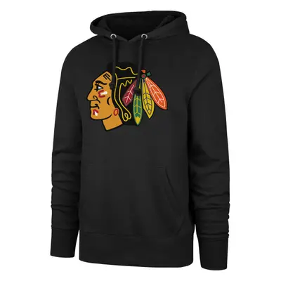 47 NHL CHICAGO BLACKHAWKS IMPRINT BURNSIDE HOOD Klubová mikina, černá, velikost