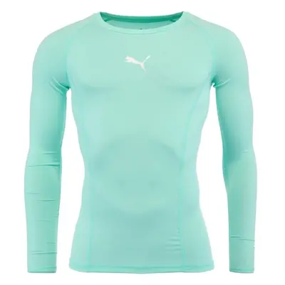 Puma LIGA BASELAYER LONG SLEEVE TEE Pánské funkční triko, tyrkysová, velikost