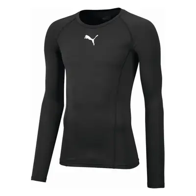 Puma LIGA BASELAYER LONG SLEEVE TEE Chlapecké triko, černá, velikost