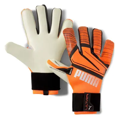 Puma ULTRA GRIP HYBRID PRO Pánské brankářské rukavice, oranžová, velikost