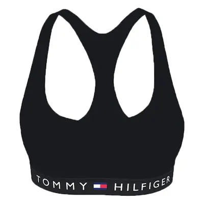 Tommy Hilfiger VEL-UNLINED BRALETTE VELOUR Dámská podprsenka, černá, velikost