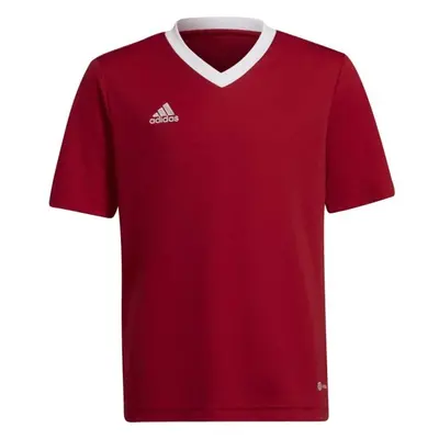 adidas ENTRADA JERSEY Juniorský fotbalový dres, červená, velikost