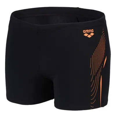 Arena SWIM SHORT GRAPHIC Pánské nohavičkové plavky, černá, velikost