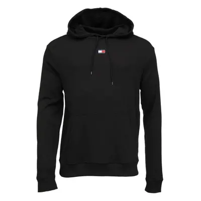 Tommy Hilfiger HERITAGE-RIB HOODIE Pánská mikina, černá, velikost