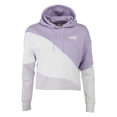 Puma POWER CAT HOODIE Dámská mikina, fialová, velikost