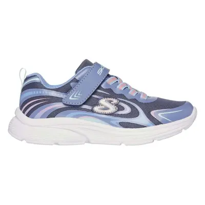 Skechers WAVY LITES Dětská vycházková obuv, světle modrá, velikost