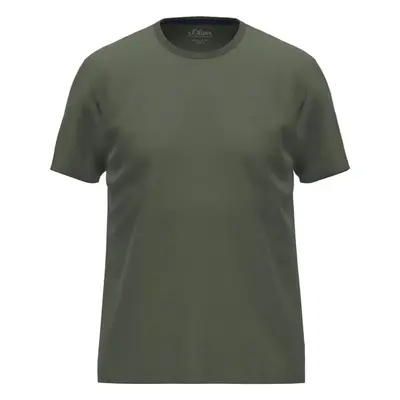 s.Oliver RL T-SHIRT SS NOOS Pánské tričko, khaki, velikost