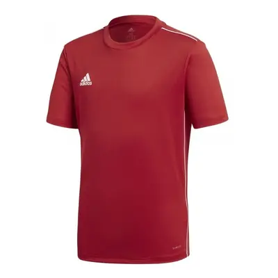 adidas CORE JERSEY Juniorský fotbalový dres, červená, velikost