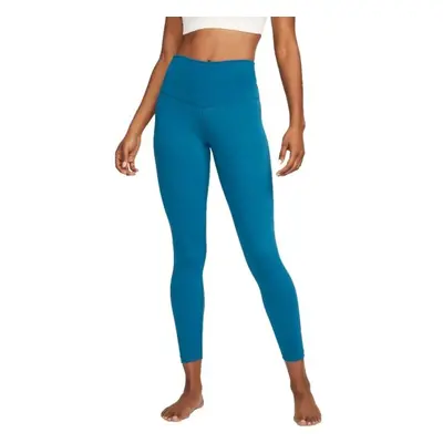 Nike YOGA DRI-FIT 7/8 Dámské legíny, tyrkysová, velikost