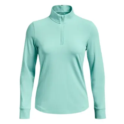 Under Armour PLAYOFF 1/4 ZIP Dámská golfová mikina, tyrkysová, velikost