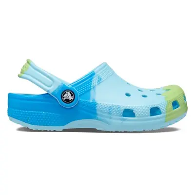 Crocs CLASSIC OMBRE CLOG T Dětské nazouváky, světle modrá