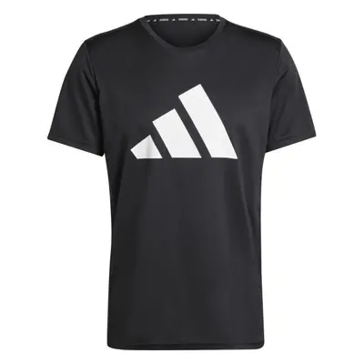 adidas RUN IT T-SHIRT Pánské triko, černá, velikost