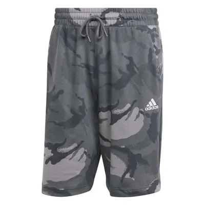 adidas SEASONAL ESSENTIALS CAMOUFLAGE SHORTS Pánské kraťasy, tmavě šedá, velikost