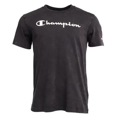 Champion OLD SCHOOL CREWNECK T-SHIRT Pánské tričko, tmavě šedá, velikost