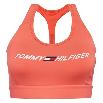 Tommy Hilfiger MID INTENSITY GRAPHIC RACER BRA Dámská sportovní podprsenka, lososová, velikost