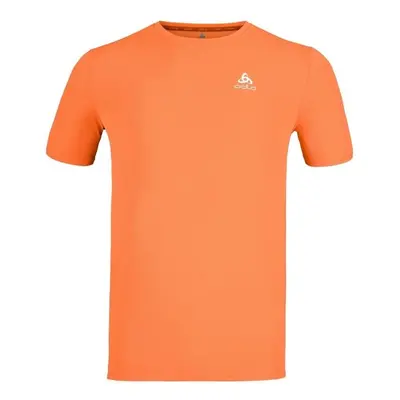 Odlo CREW NECK S/S ZEROWEIGHT CHILL-TEC Pánské běžecké tričko, oranžová, velikost