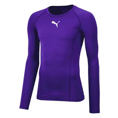 Puma LIGA BASELAYER LONG SLEEVE TEE Pánské funkční triko, fialová, velikost