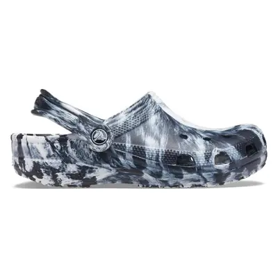 Crocs CLASSIC MARBLED CLOG Unisex nazouváky, černá