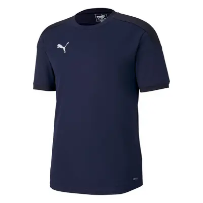 Puma TEAM FINAL TRAINING JERSEY TEE Pánské triko, tmavě modrá, velikost