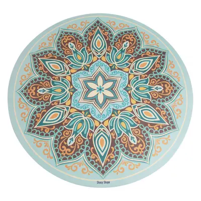 SHARP SHAPE ROUND YOGA MAT MANDALA Jogamatka, světle zelená, velikost