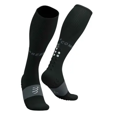 Compressport FULL SOCKS OXYGEN Kompresní běžecké podkolenky, černá, velikost