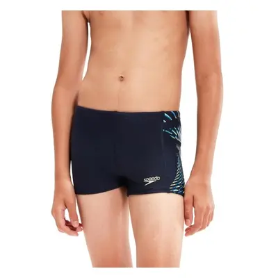 Speedo PLASTISOL PLACEMENT Chlapecké sportovní plavky, tmavě modrá, velikost