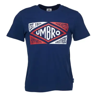 Umbro ORIGINS TEE SPORTS CULTURE Pánské triko, tmavě modrá, velikost