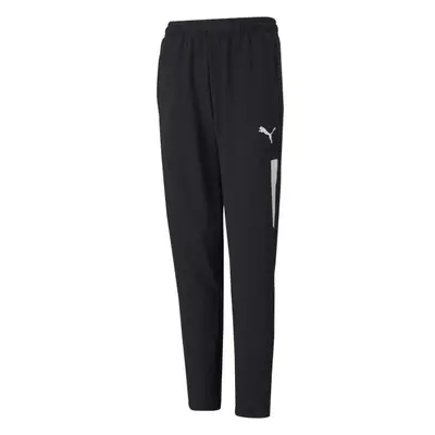 Puma TEAMLIGA TRAINING PANTS PRO Chlapecké fotbalové tepláky, černá, velikost