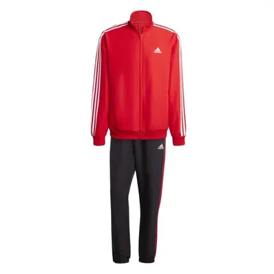 adidas 3-STRIPES WOVEN TRACKSUIT Pánská souprava, červená, velikost